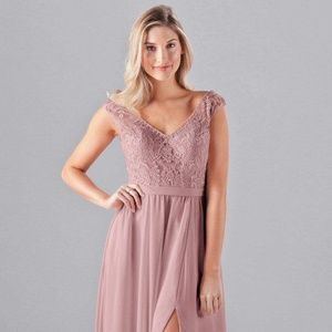 Kennedy Blue Bridesmaid Dress - Morgan Desert Rose